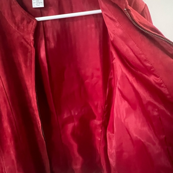 Preston & York Leather Jacket | Women's, Red, Genuine Leather, Sz XL - Picture 10 of 10